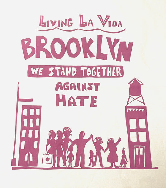 Kitchen Towel - Living La Vida Brooklyn - Stand Together Against Hate